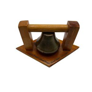 Vintage Wooden Bell Good Bread,Good Meat,Good Gravy ,Lets Eat! Family Food Fun